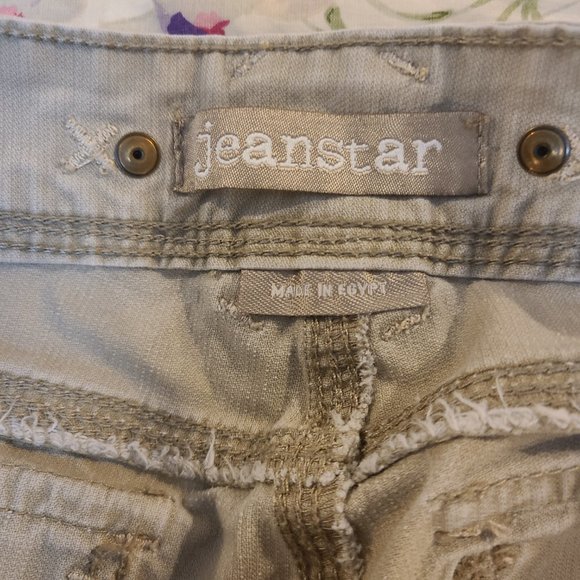Jeanstar Beige fold up Jeans - Picture 2 of 5